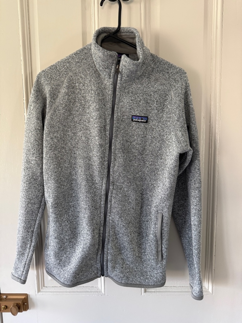 Patagonia Women’s Full-Zip Sweater Jacket - Light Heather Gray